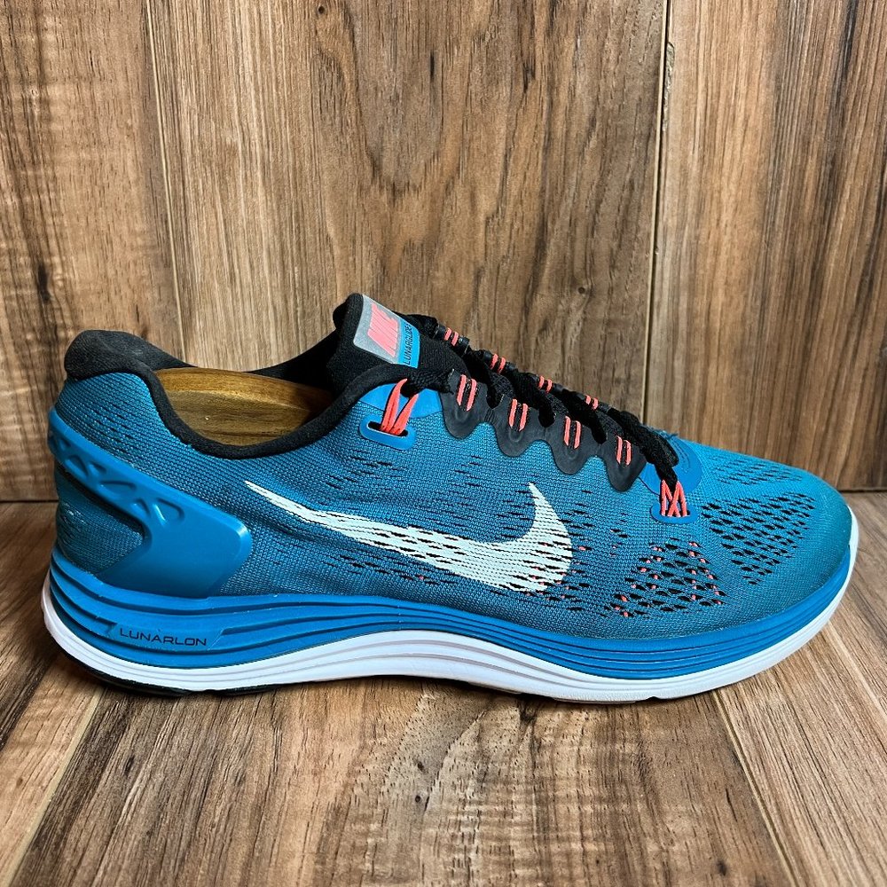 Nike Lunarglide 5 Womens Running Shoes Tropical Teal 599395 310 EUC Size 8.5